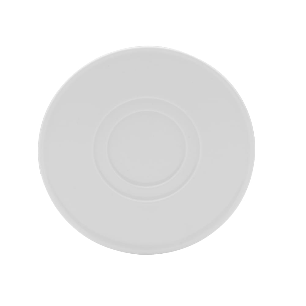 106-5302781 5 9/10" Round Galleria Saucer - Porcelain, White