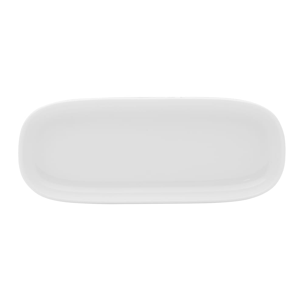 106-5302597 8" x 3" Oval Isla Platter - Porcelain, White