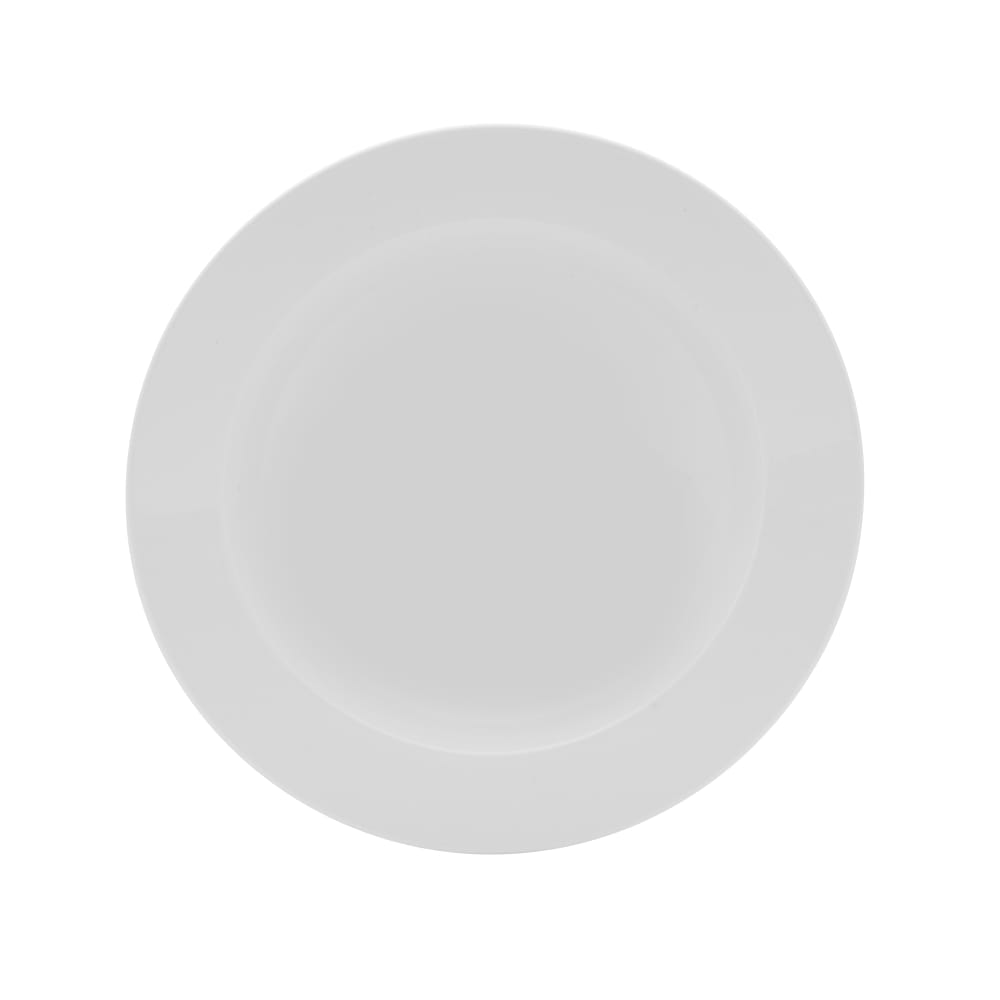 106-5302696 11" Round Galleria Deep Plate - Porcelain, White