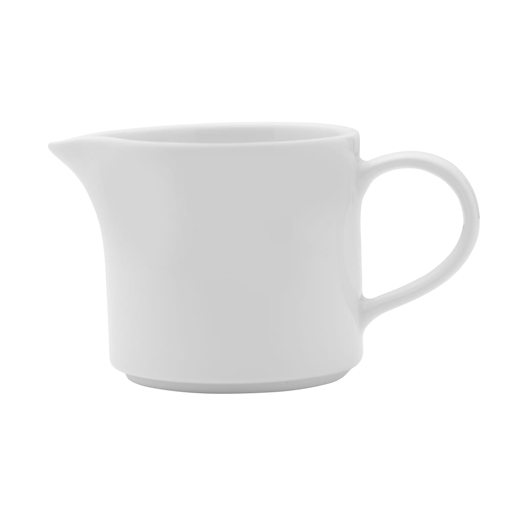 106-5302809 6 19/25 oz Galleria Creamer - Porcelain, White