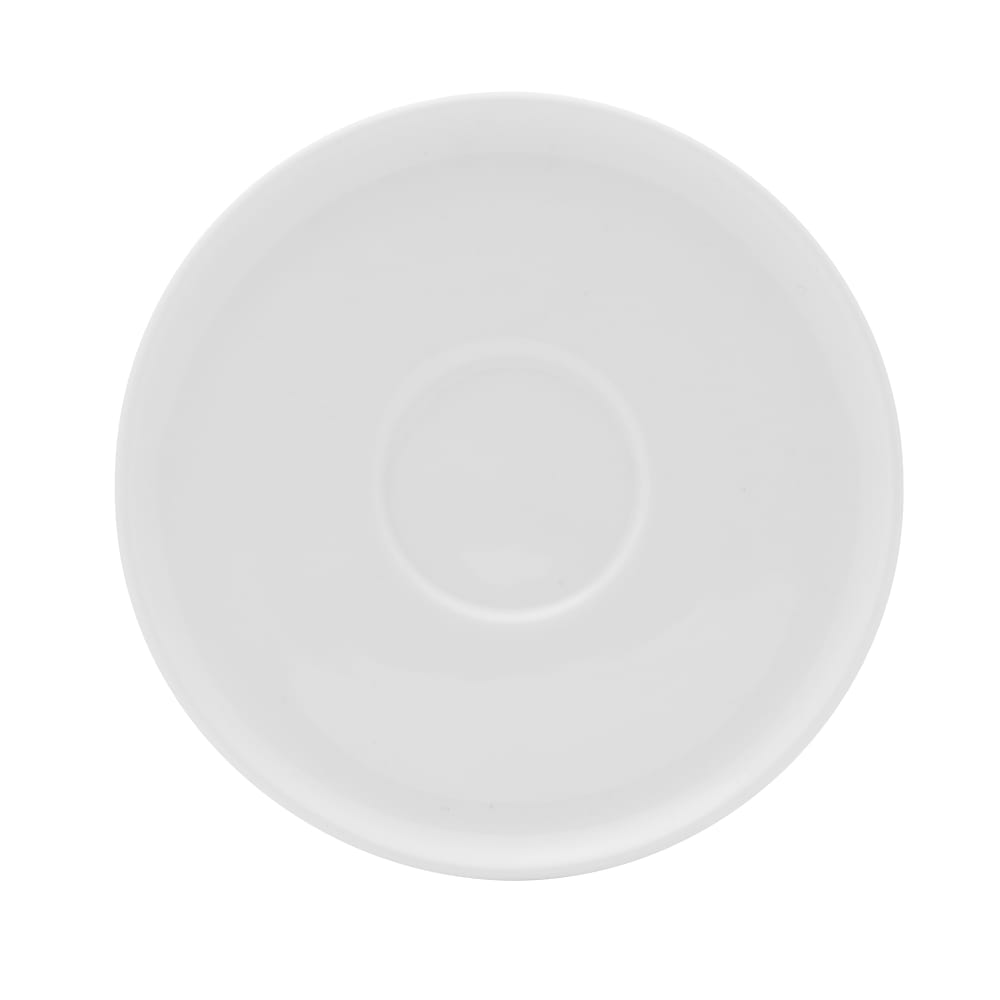 106-5302589 6 1/50" Round Isla Saucer - Porcelain, White
