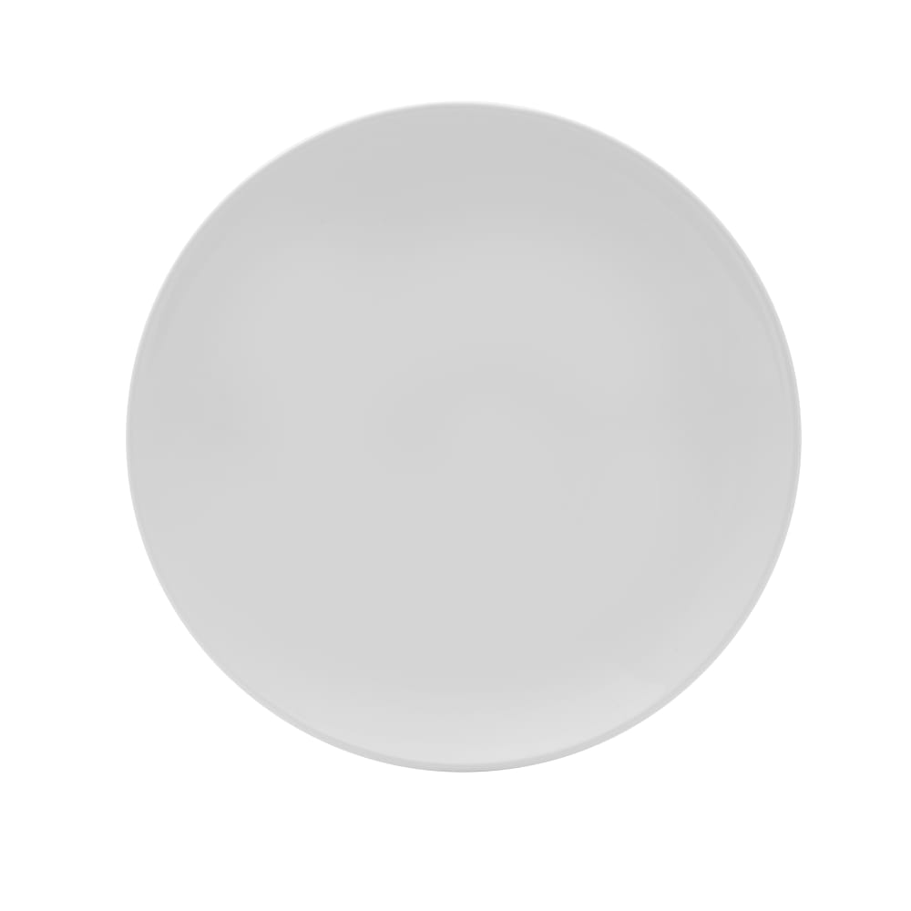 106-5302818 11" Round Galleria Coupe Deep Plate - Porcelain, White