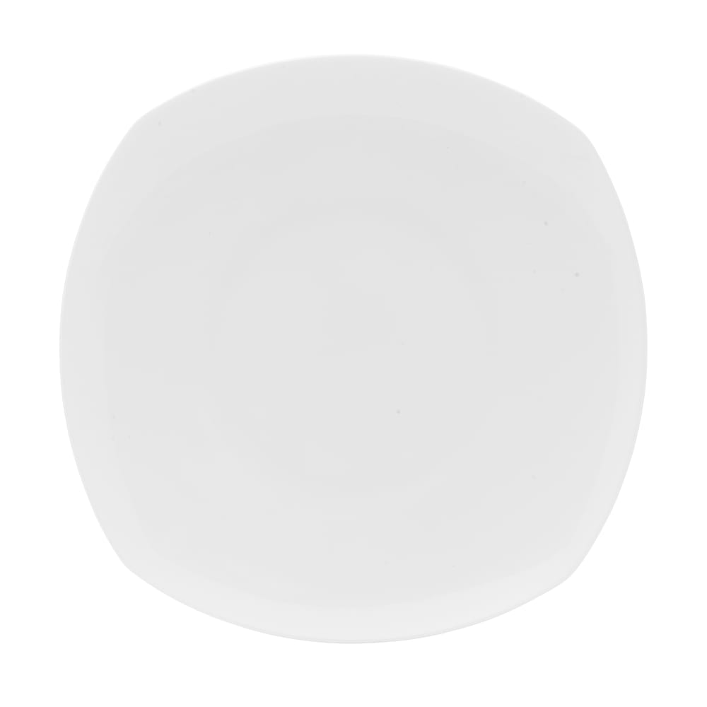106-5304723 8" Square Lola Plate - Bone China, White