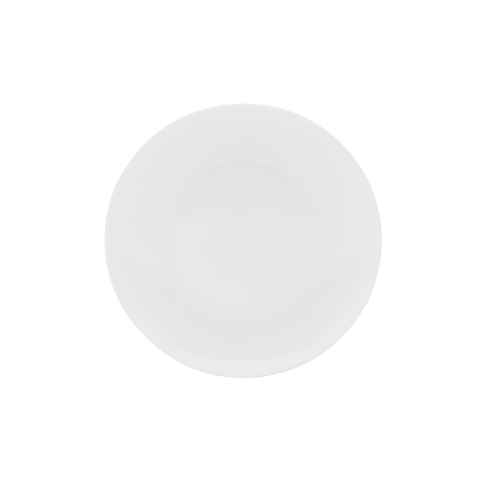 106-5304715 6 1/2" Round Lola Coupe Plate - Bone China, White