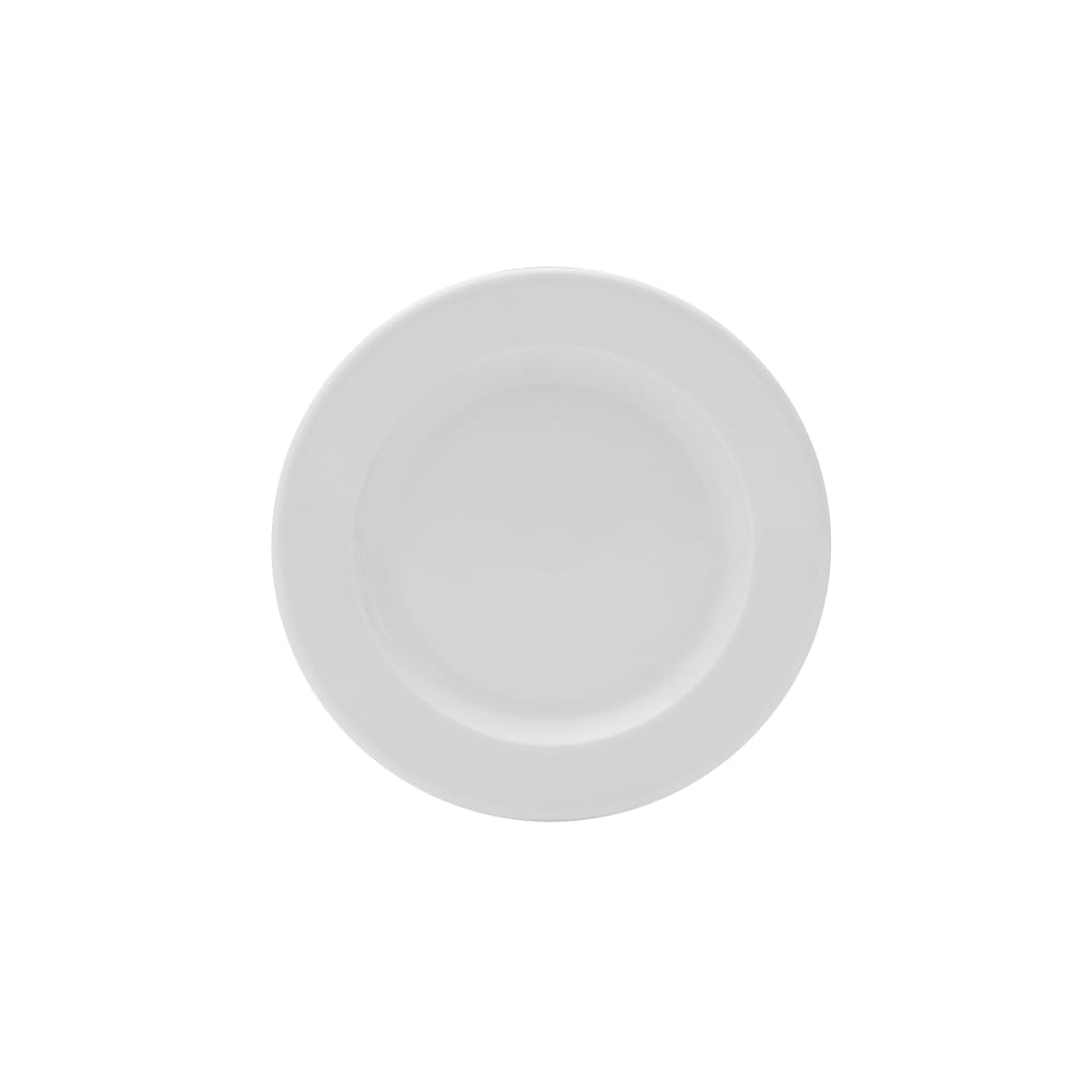 106-5302626 5 4/5" Round Galleria Plate - Porcelain, White