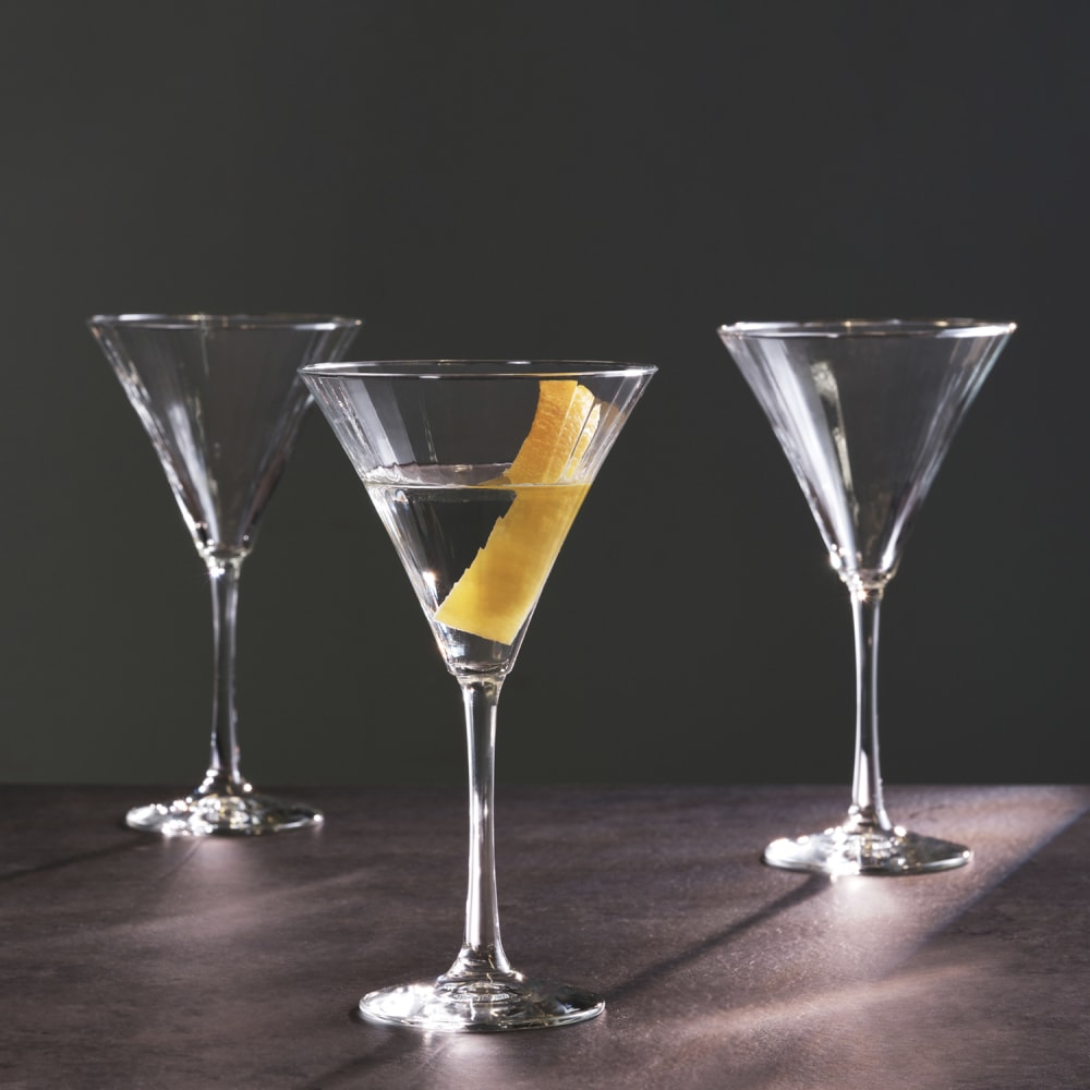 Libbey 7402 9 1/2 oz Linear Martini Glass
