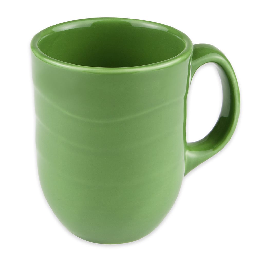024-903035004 11 oz Mug w/ Cantina Carved Pattern & Shape, Flint Body, Sage
