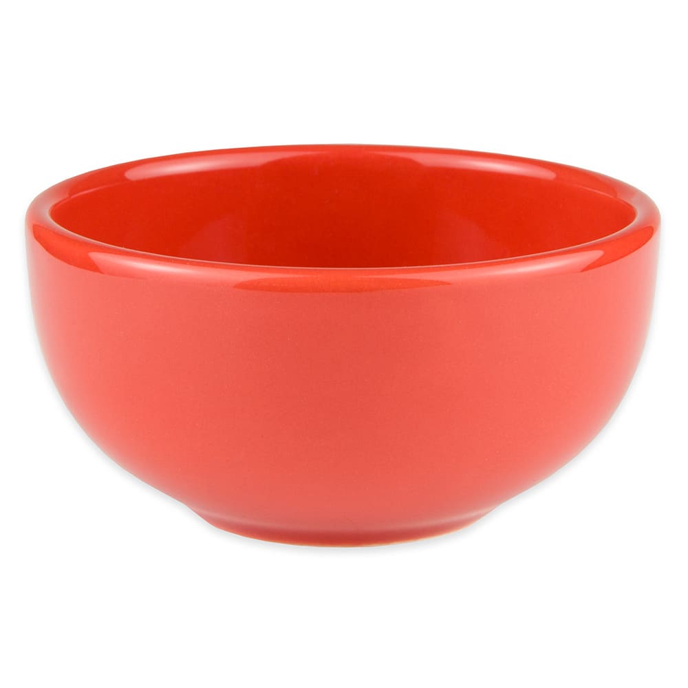 024-903045005 8 oz Round Unhandled Bouillon w/ Cantina Uncarved Pattern, Republic Shape, Cayenne