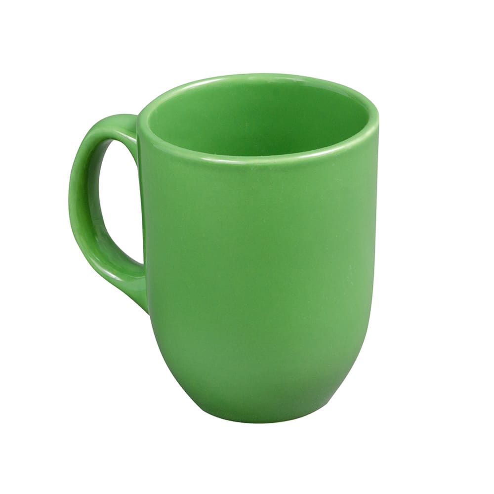 024-903046904 11 oz Porcelain Mug w/ Uncarved Pattern, Sage
