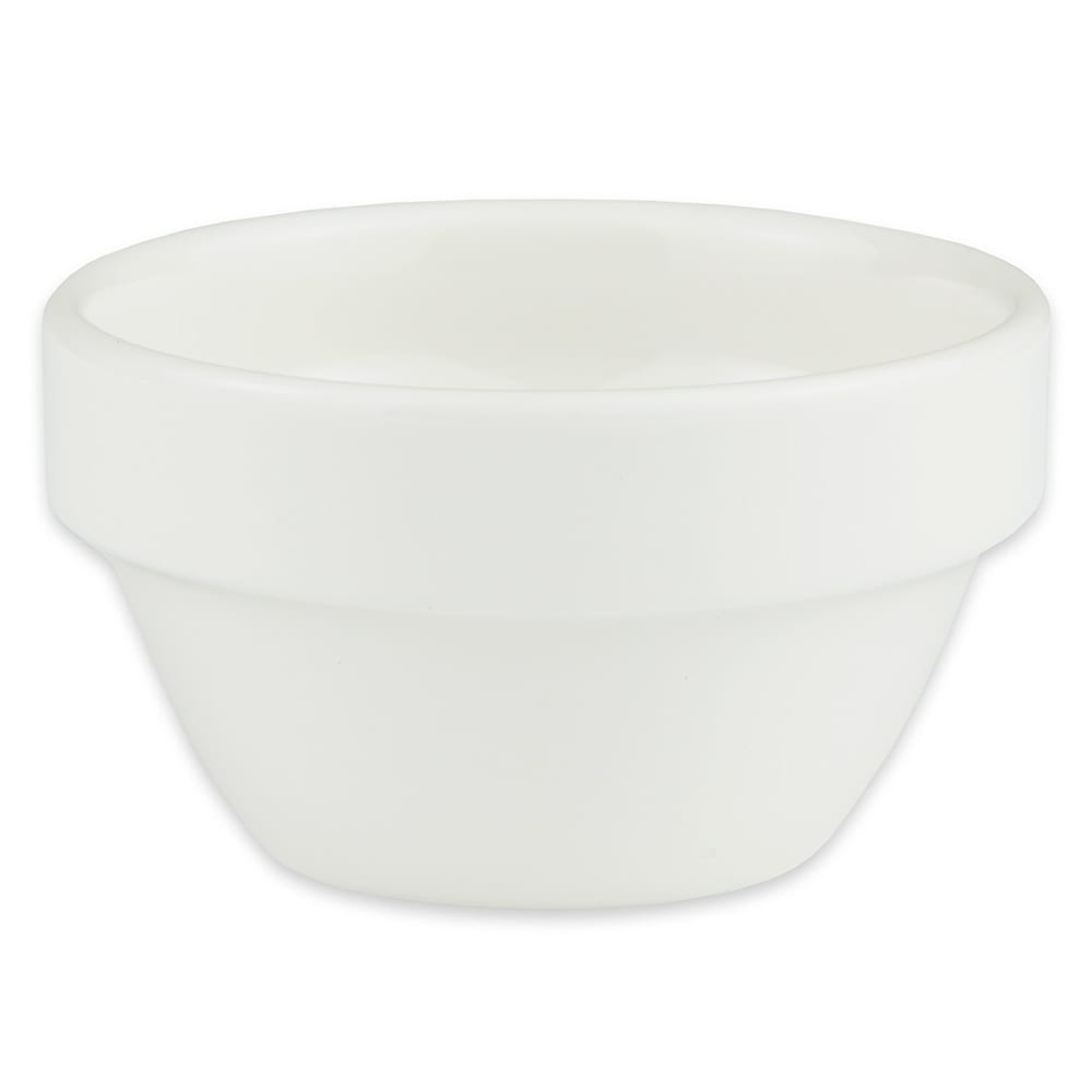 024-905356011 2 1/4 oz Royal Rideau Ramekin - Round, Slenda Pattern, White