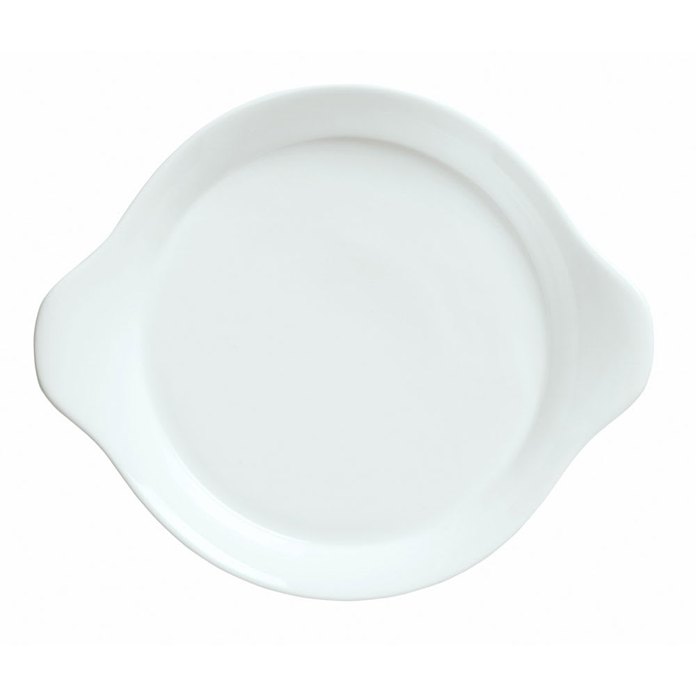 024-911194442 12" Round Handled Dish w/ Reflections Pattern & Shape, Alumawhite Body