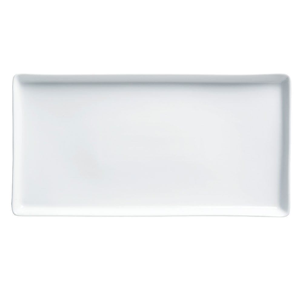 024-911194481 13"  x 6-3/4" Rectangular Chef's Selection Tray - Porcelain, Aluma W...