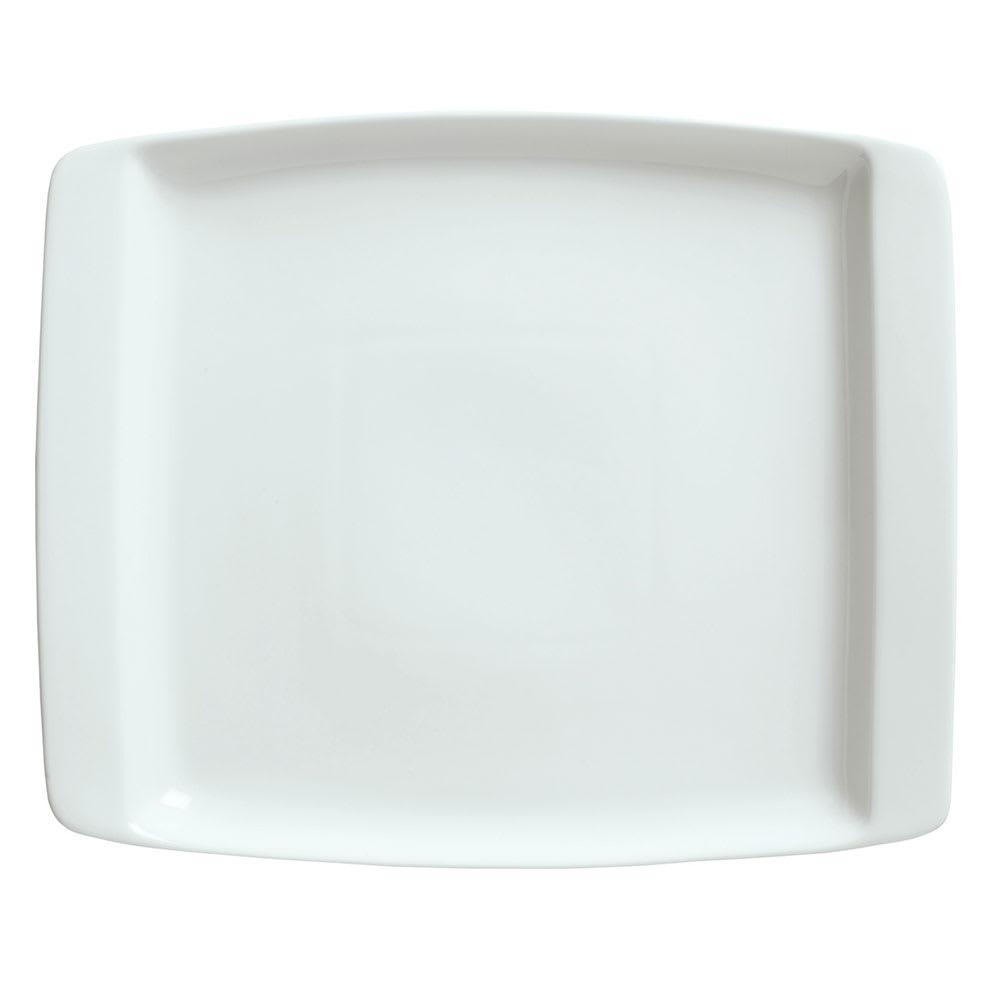 024-911194490 11-1/4" x 9-3/8" Rectangular Chef's Selection Platter - Porcelain, A...