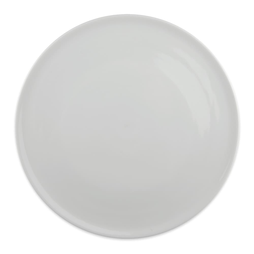 024-911194485 10-1/2" dia. Round Chef's Selection Tray - Porcelain, Aluma White