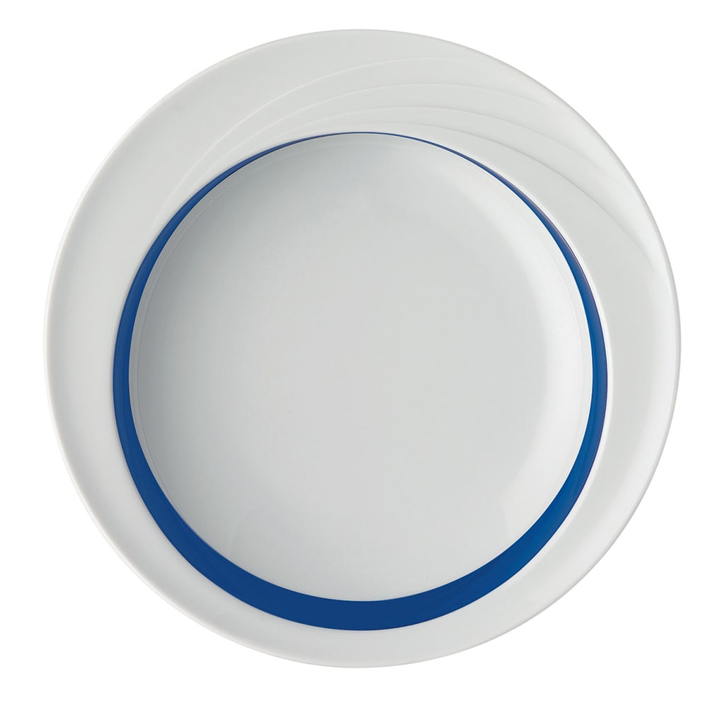 024-918182262971 9" Round Schonwald Comfort Bowl - Donna, Porcelain, White/Blue