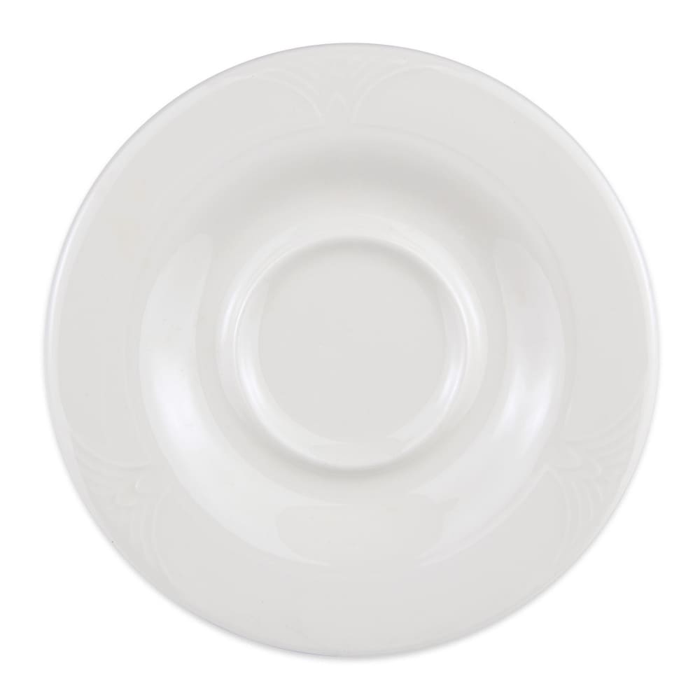 024-950041436 5 5/8" Round Saucer w/ Cafe Royal Pattern, Royal Rideau