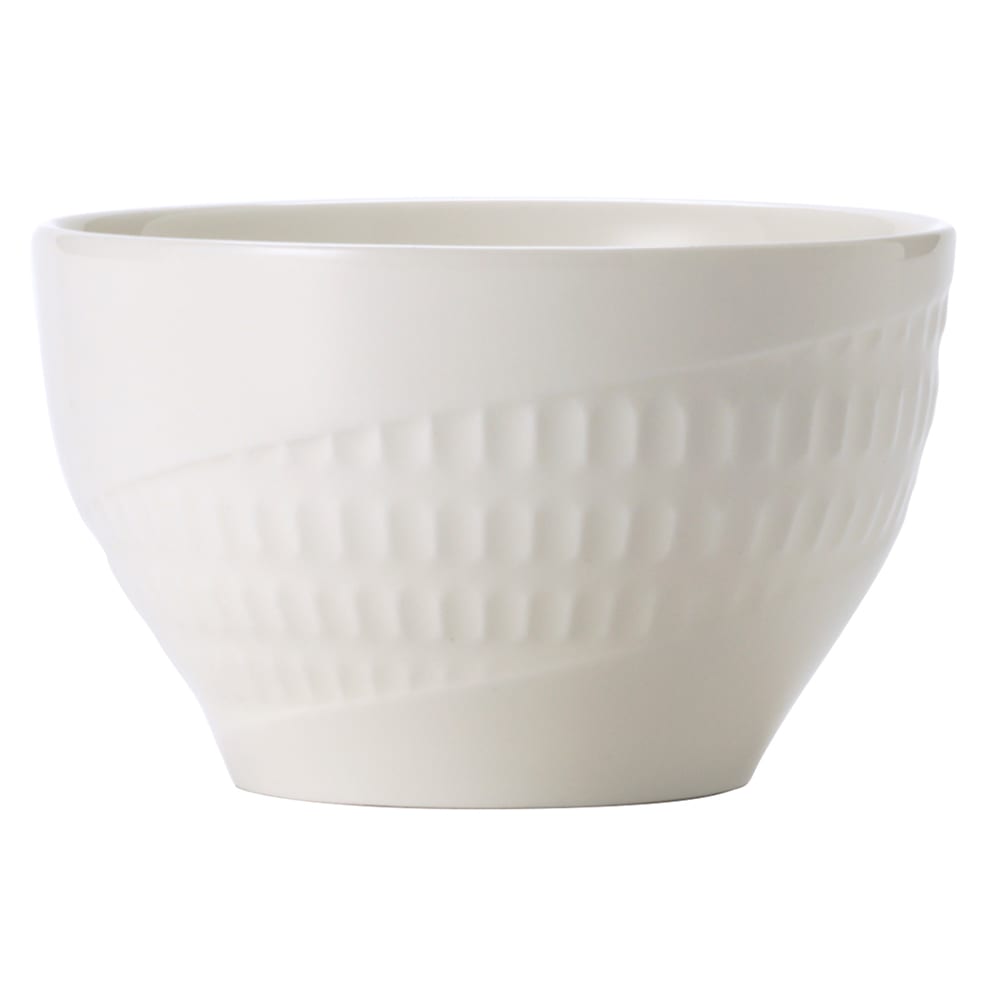 024-968001705 9 oz Round Zipline Bouillon - Porcelain, White