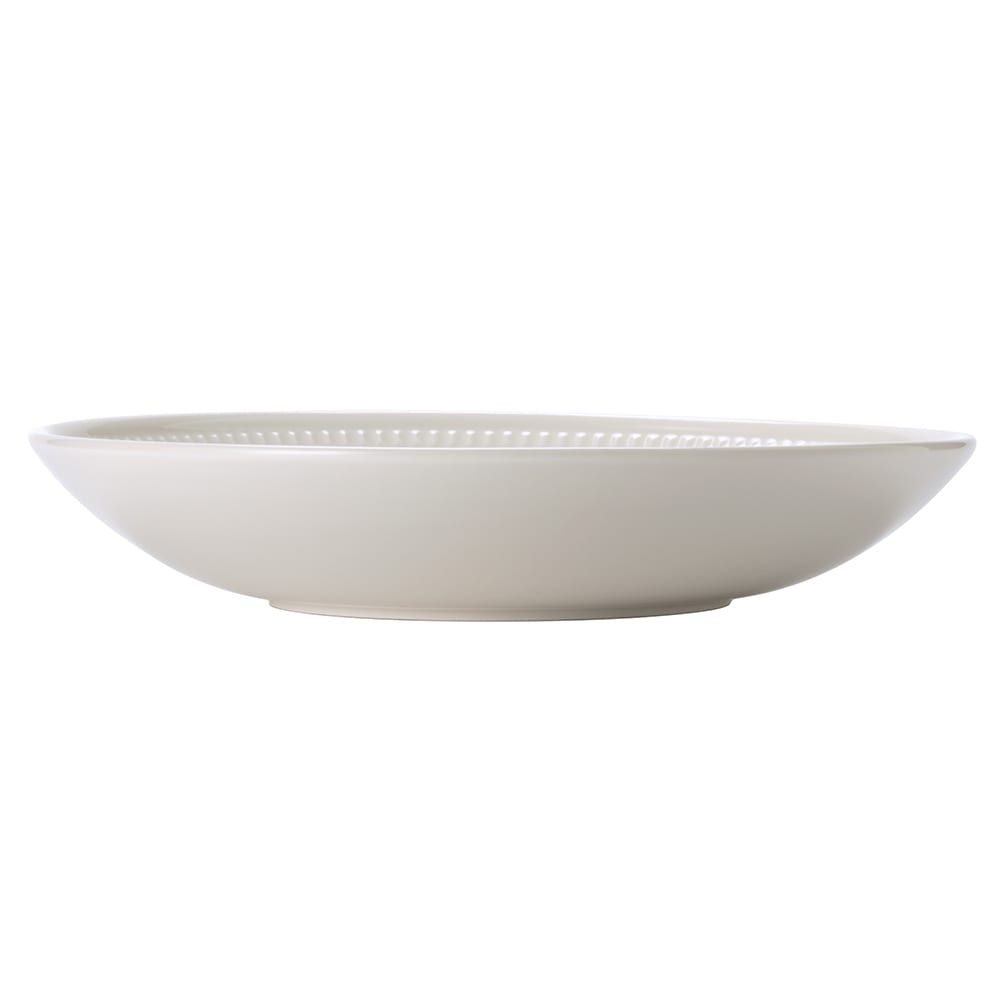 024-968001785 11" Round Zipline Plate - Porcelain, White