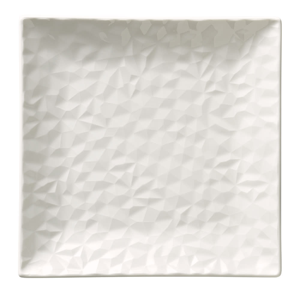 024-988001136 8 1/2" Square Status Plate - Porcelain, White