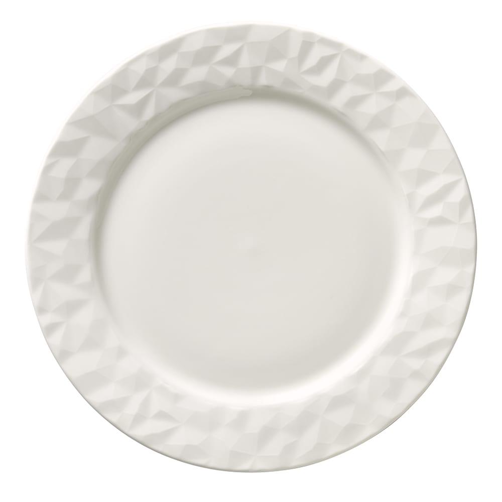 024-988001139 9" Round Status Plate - Porcelain, White