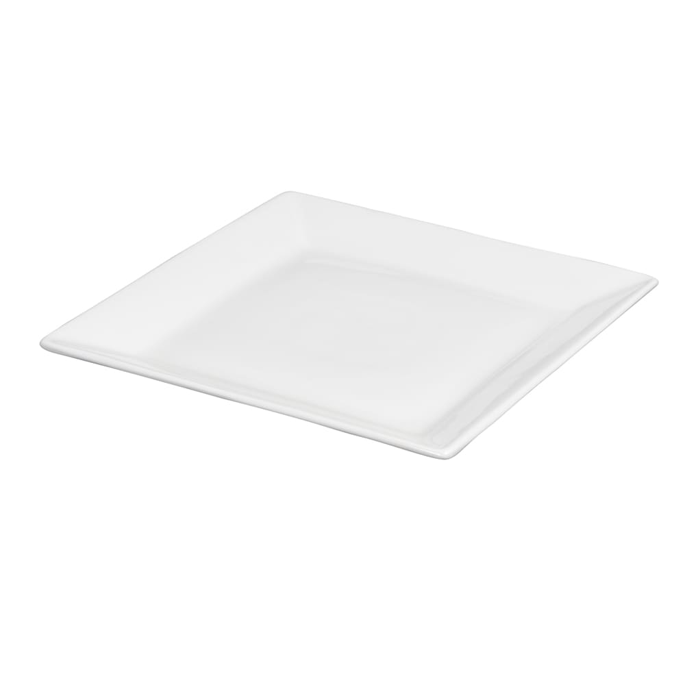 024-999023147 9 7/8" Square Constellation Plate - Porcelain, Lunar White