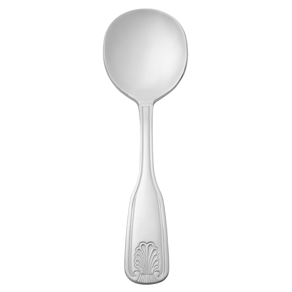 192-127016 6 1/4" Bouillon Spoon with 18/0 Stainless Grade, Coral Pattern