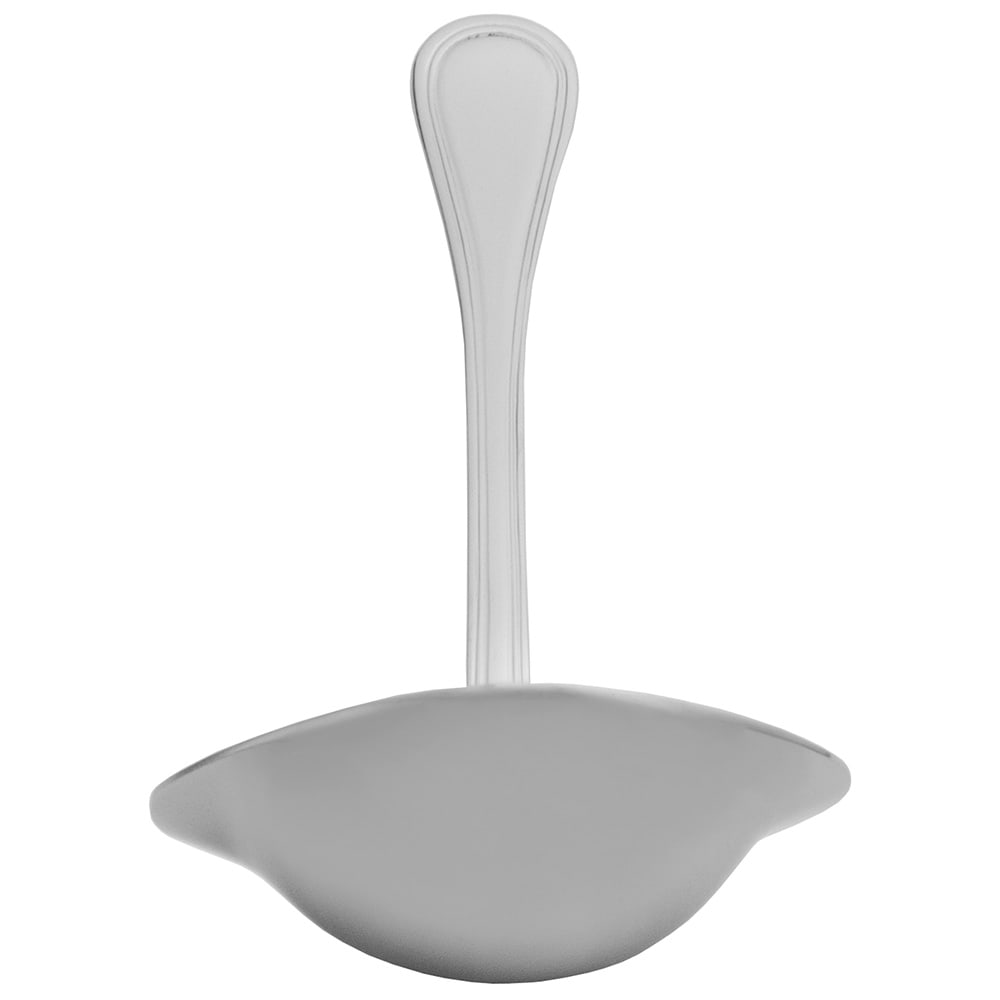 192-492018 3/4 oz Louvre Gravy/Sauce Ladle - Stainless Steel