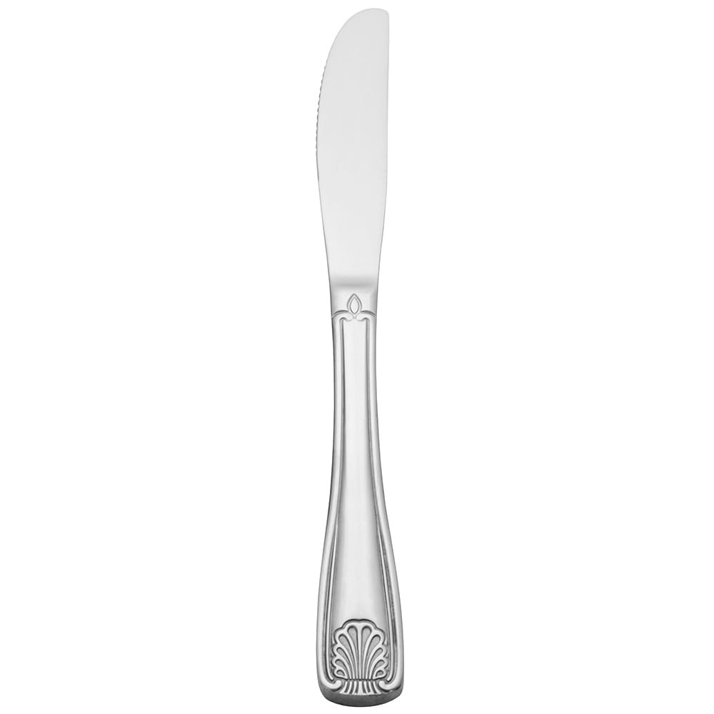 192-6855262 8 3/4" Table Knife with 18/0 Stainless Grade, Coquille Pattern
