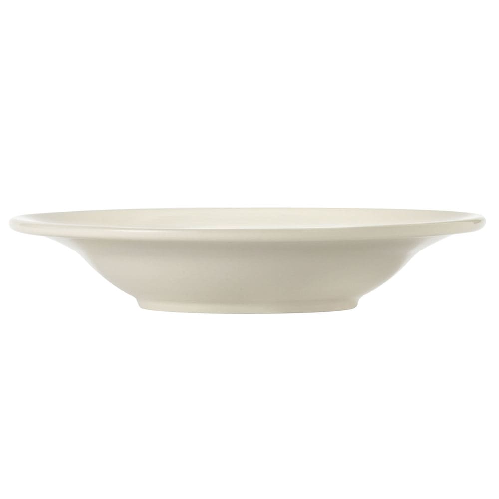 192-740901024 24 1/4 oz Round Porcelana Soup Bowl - Porcelain, Cream White