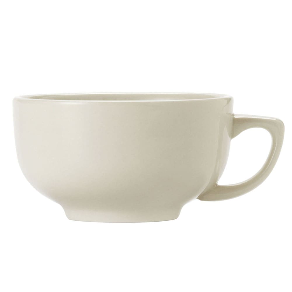 192-740901014 14 oz Porcelana Jumbo Cup - Porcelain, Cream White