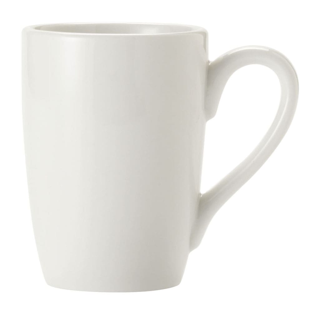 192-840901912 12 oz Porcelana Mug - Porcelain, Bright White