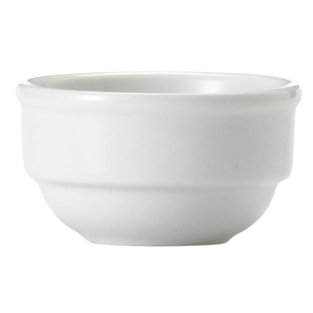 192-840901015 1 1/2 oz Porcelana Mini Ramekin - Porcelain, Bright White