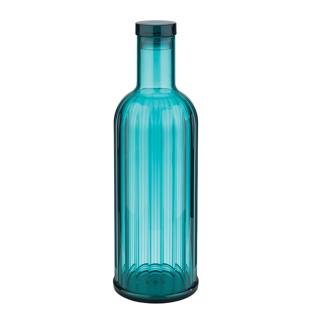192-APS10749 33 7/8 oz Beverage Bottle w/ Lid - Plastic, Aquamarine