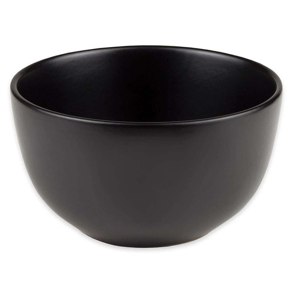 192-DRI10O 5 1/2" Round Driftstone Bowl w/ 26 oz Capacity - Porcelain, Onyx
