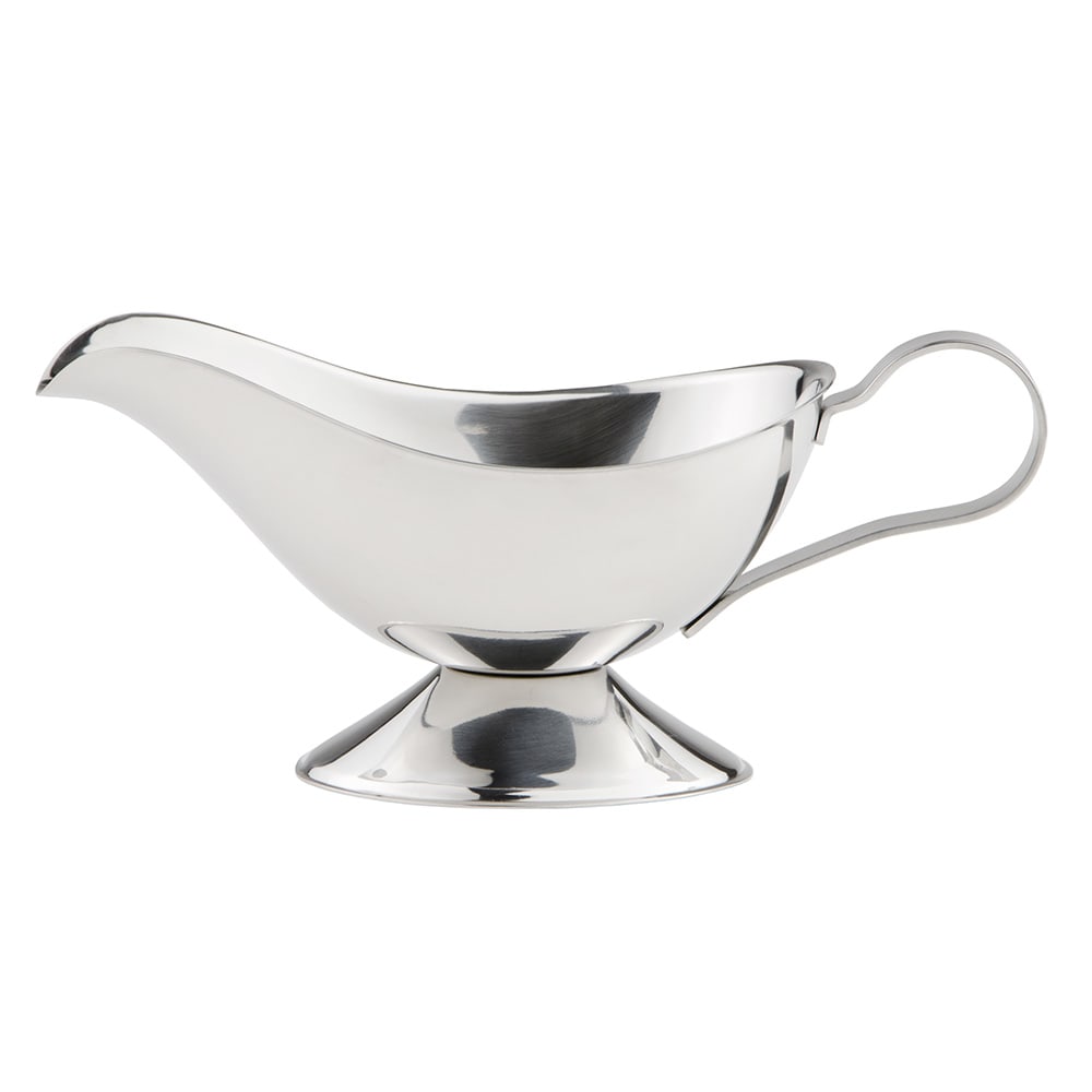 192-CT127 10 oz Belle Gravy Boat - 18/8 Stainless