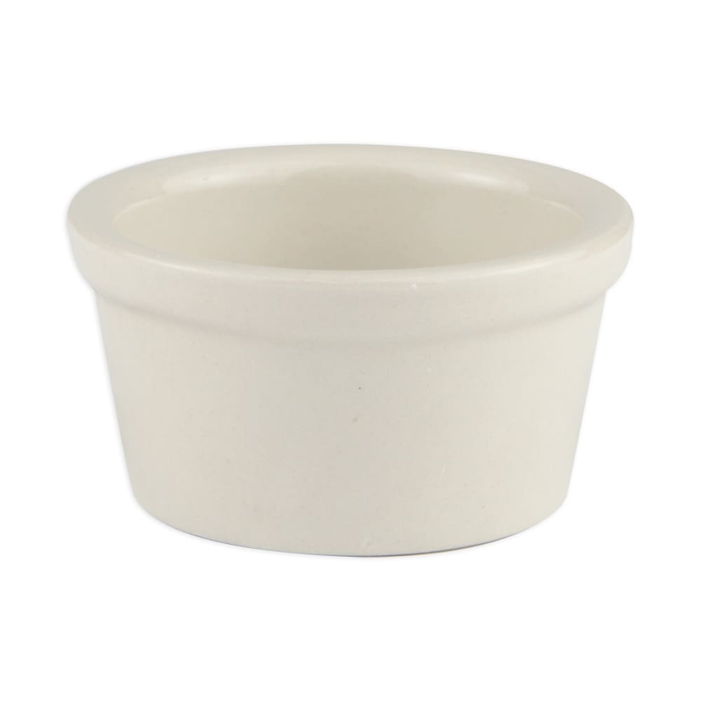 192-RAM25W 2 1/2 oz Ramekin, White, Bedrock Ovenware, Ultima