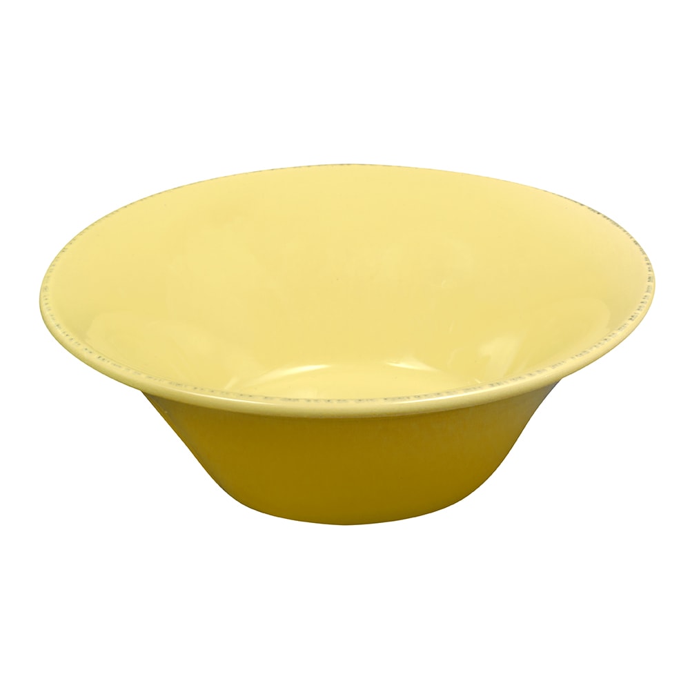 192-FH515B 20 oz Round Farmhouse Soup Bowl - Porcelain, Butter Yellow