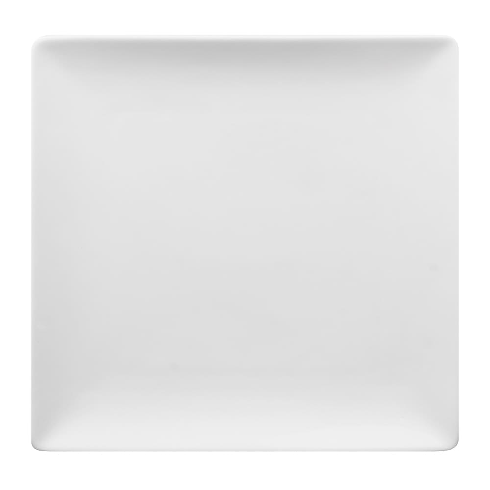 192-SL9C 9 1/4" Square Slate Coupe Plate -  Ultra Bright White, Porcelana