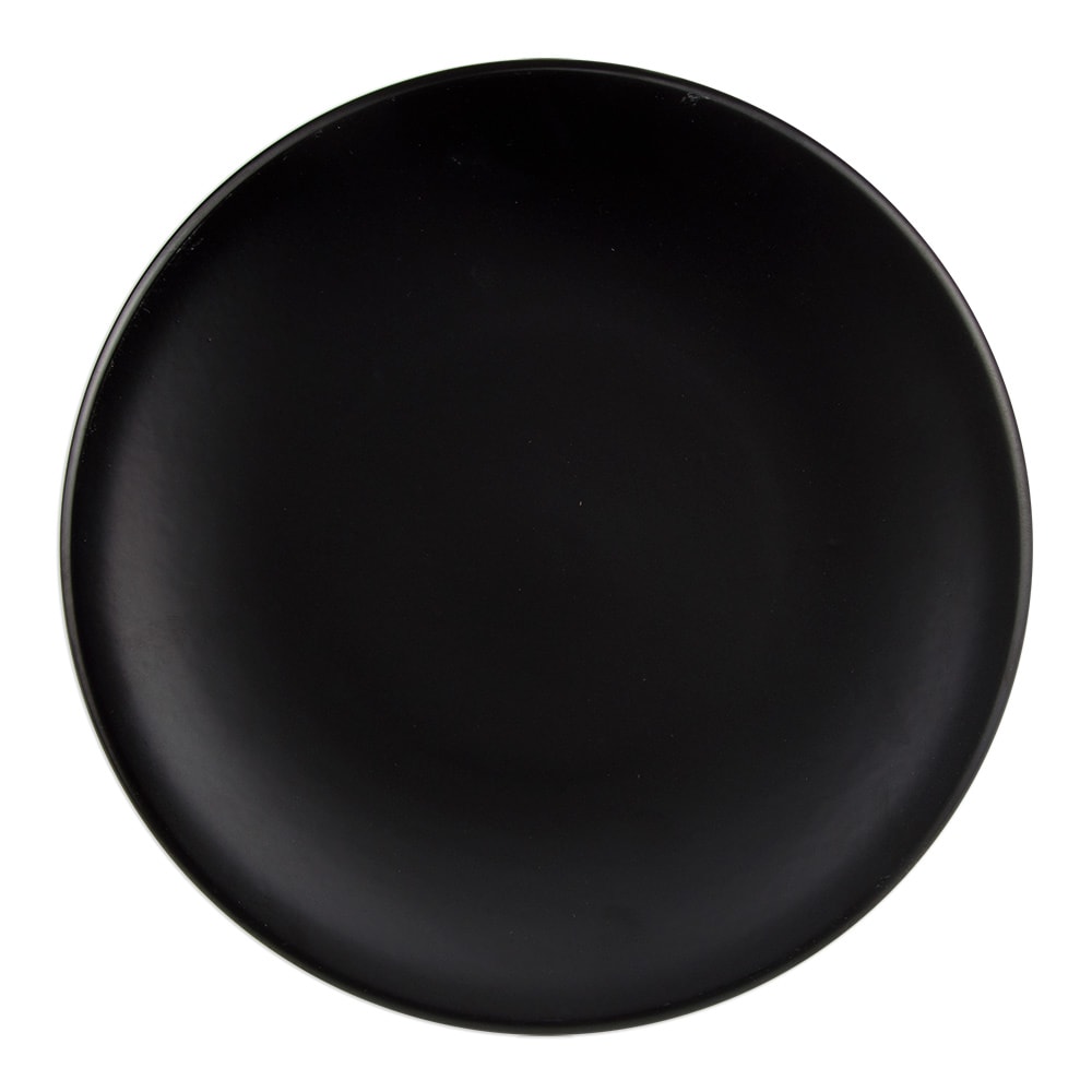 192-DRI2O 9" Round Driftstone Plate - Porcelain, Onyx
