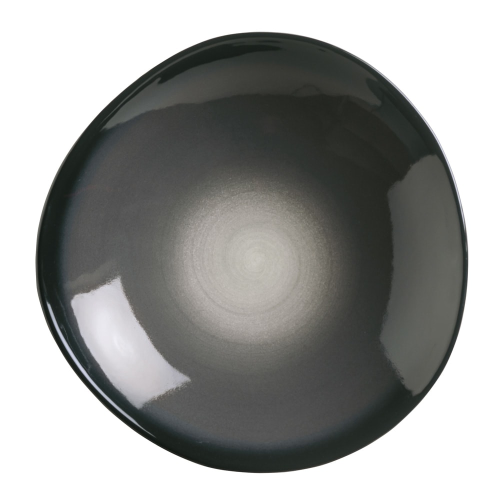 192-PEB12O 7 3/8" Round Bowl w/ 13 7/8 oz Capacity, Pebblebrook, Obsidian Porcelain