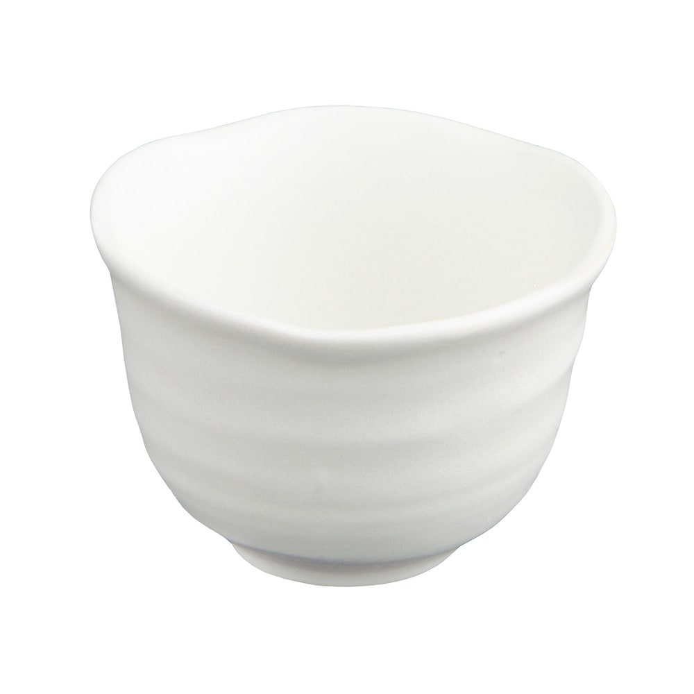 192-RS2 2 oz Miyagi Sake Cup, Ceramic, Off-White