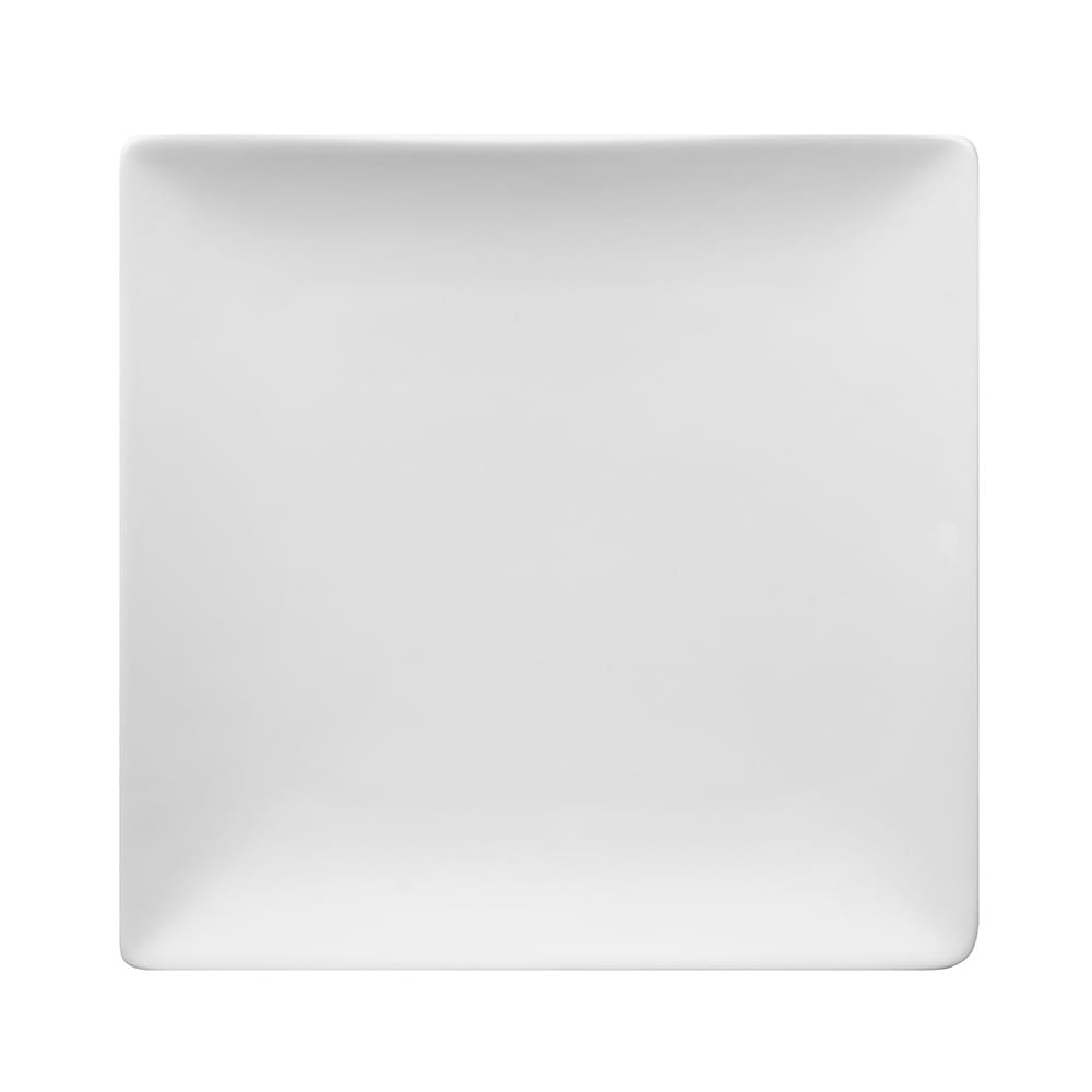 192-SL7C 7 1/2" Square Slate™ Coupe Plate -  Ultra Bright White, Slate