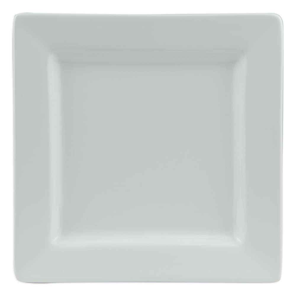 192-SL9 9" Square Porcelain Plate, Porcelana, Slate