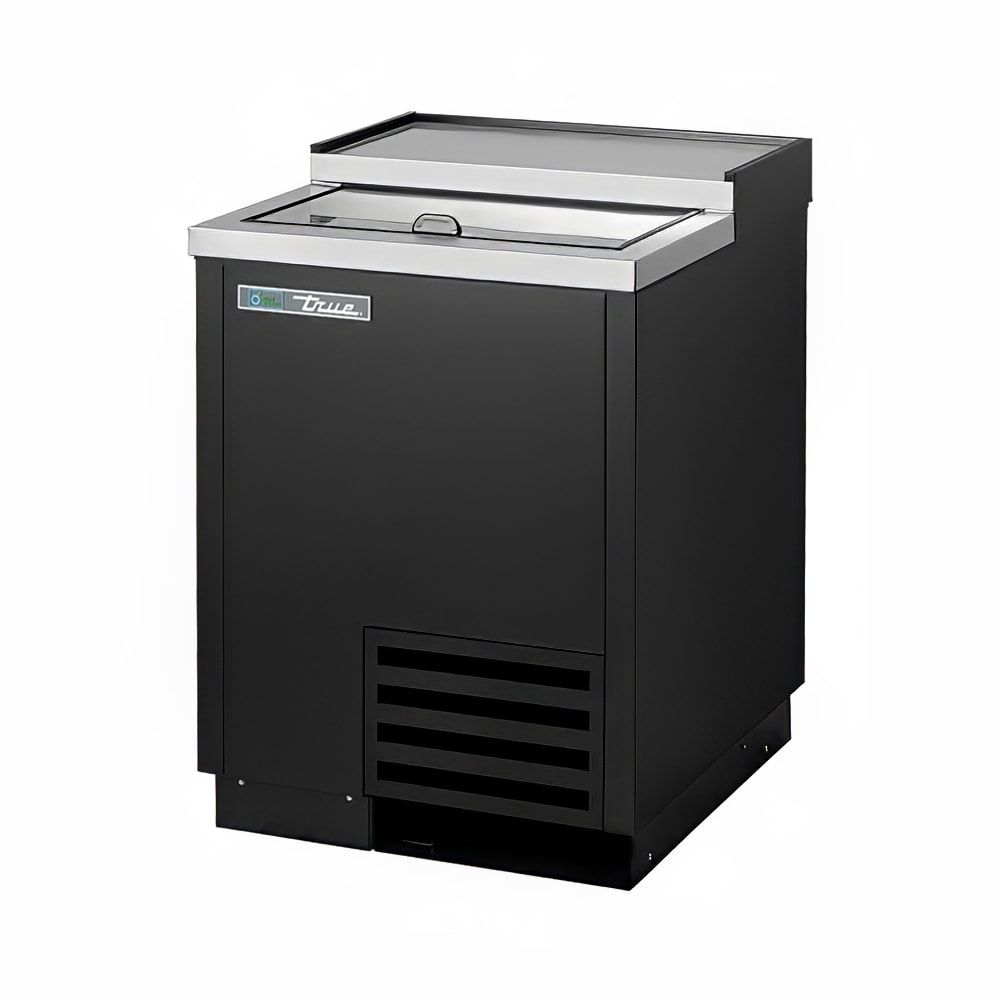 598-T24GC 1 Section Glass Chiller w/ 90 Mug Capacity, Black, 115v