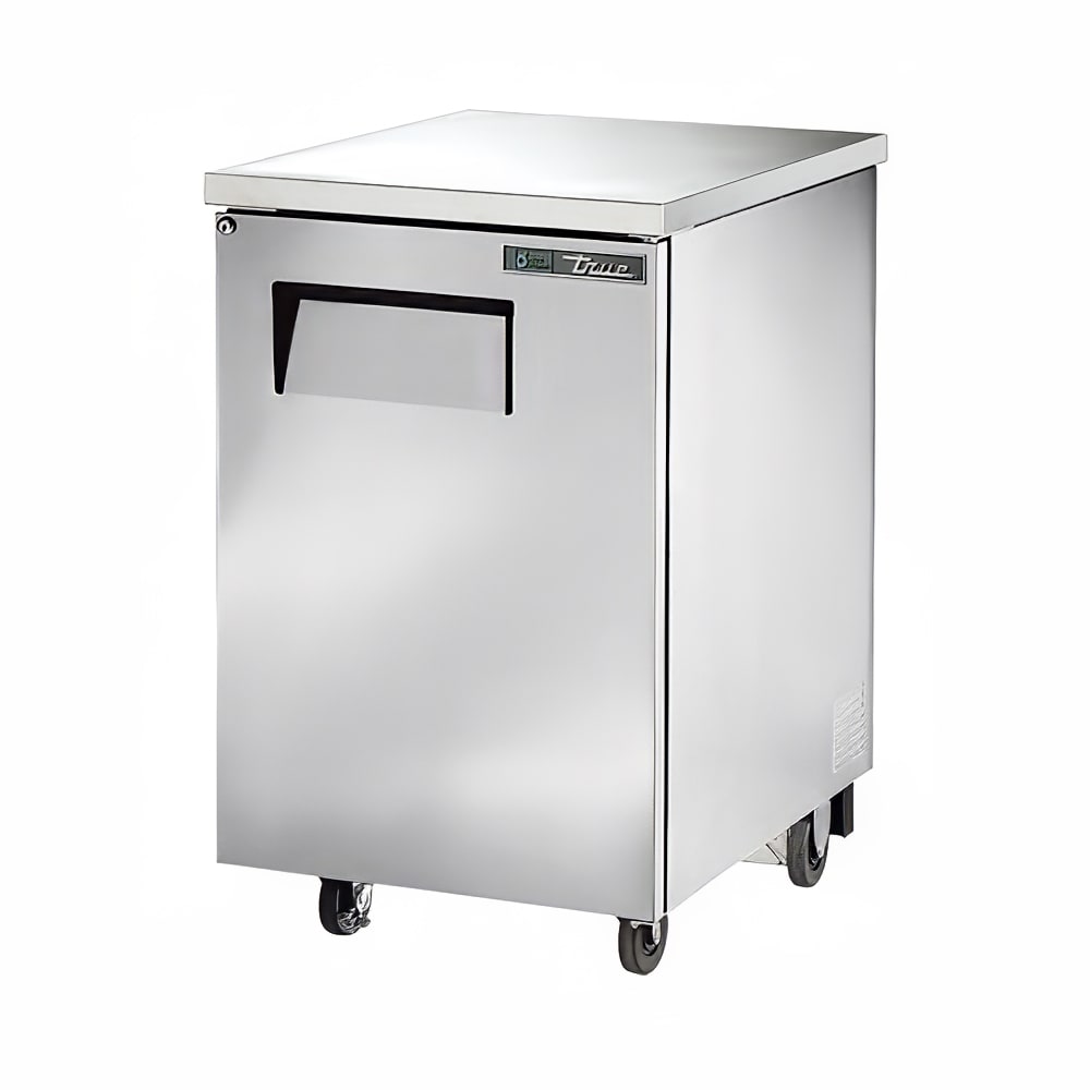 598-TBB1S 23 1/2" Bar Refrigerator - 1 Swinging Solid Door, Stainless, 115v