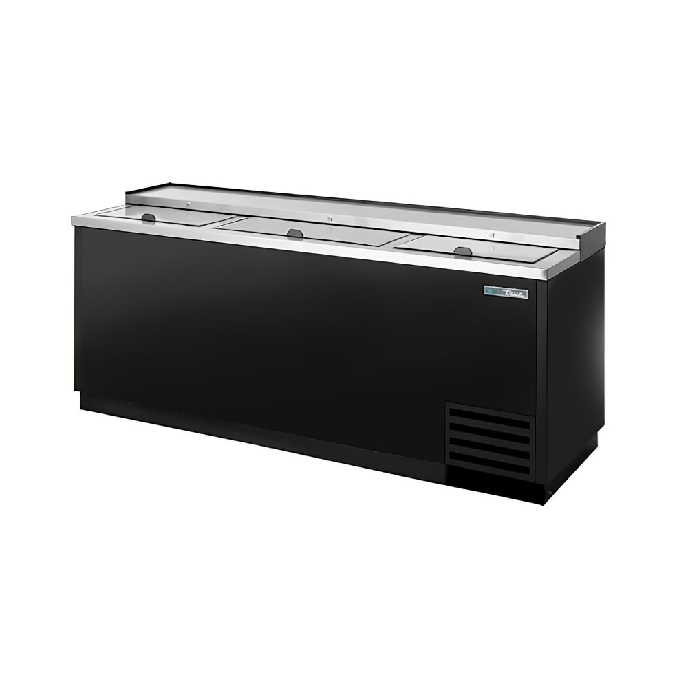 598-TD8030 80 1/2" Forced Air Bottle Cooler - Holds 720 12-oz Bottles, Lid Locks, 115v