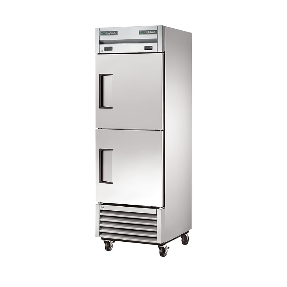598-T23DT 27 1/16" One Section Commercial Combo Refrigerator Freezer - Solid Doors, Dual Tem...