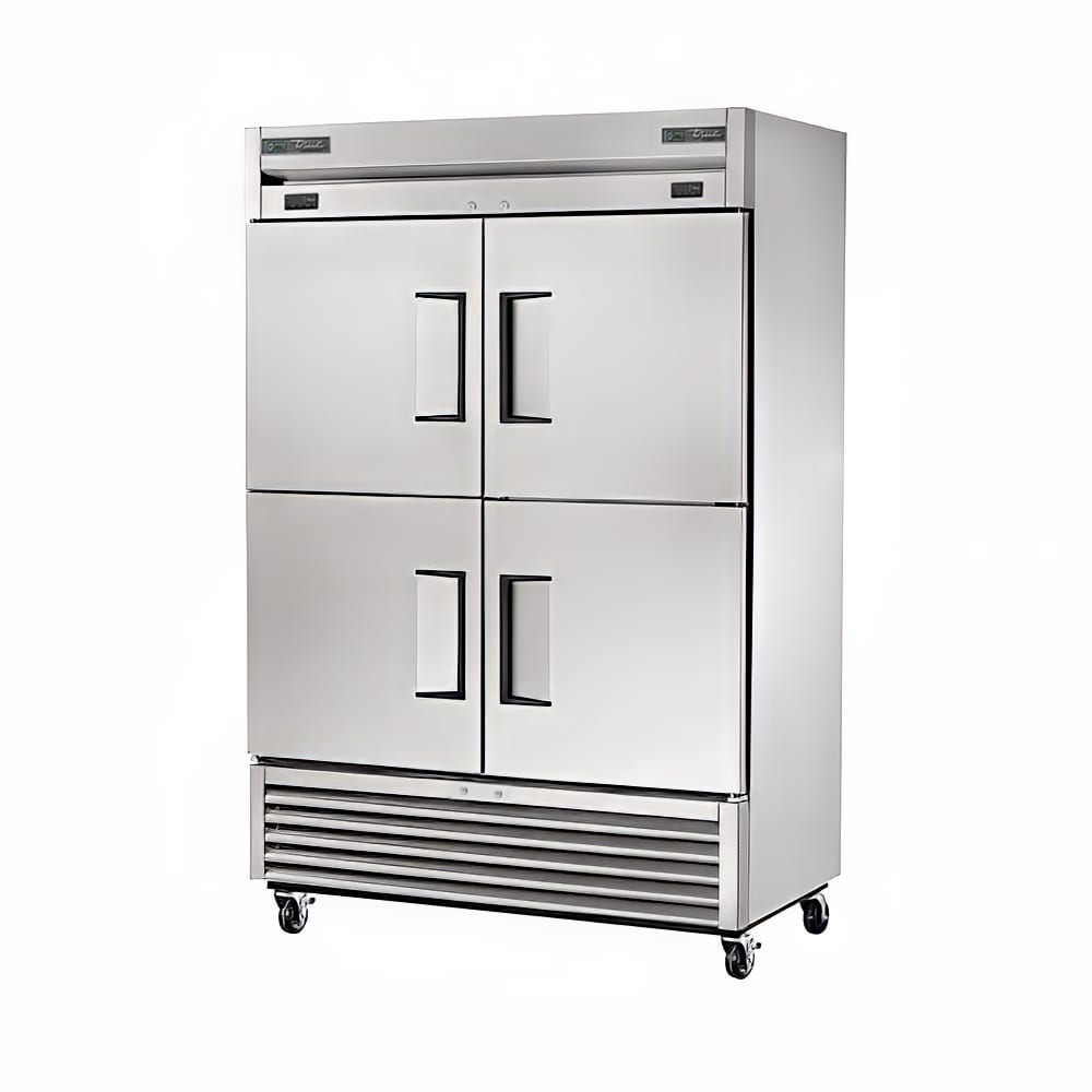 598-T49DT4 54 1/8" Two Section Commercial Combo Refrigerator Freezer - Solid Doors, Dual Tem...