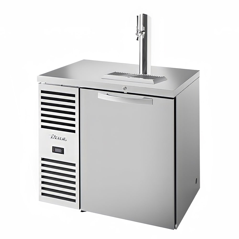 598-TDR36RISZ1LSS1 36" Kegerator Beer Dispenser w/ (1) Keg Capacity - (1) Column, Stainless,...