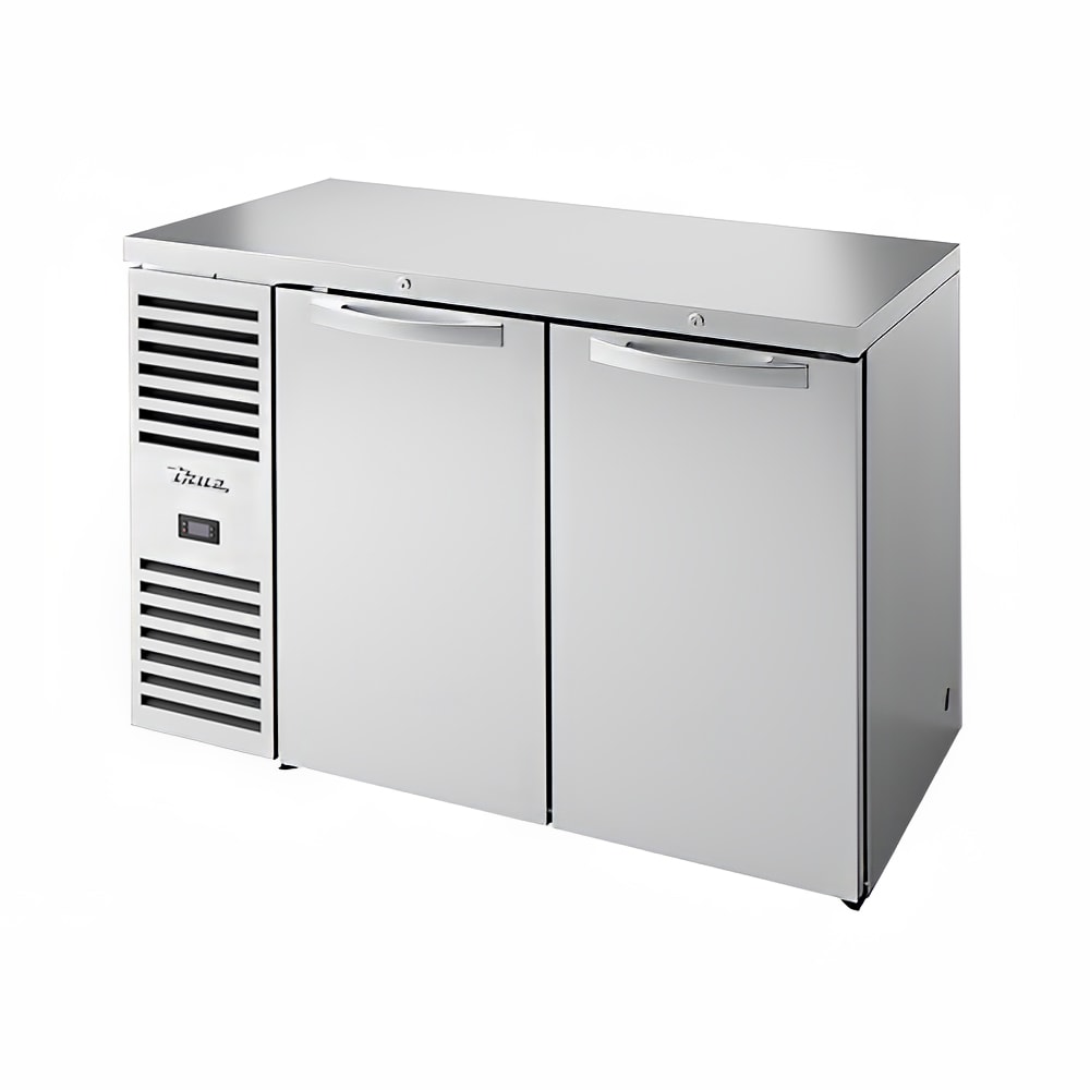 598-TBR52RISZ1LSSS1 52" Bar Refrigerator - Swinging Solid Doors, Stainless, 115v